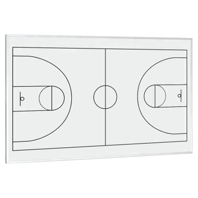 Custom Silk Screen Printing Magnetic Sport Tactic Board Coaching Basketball Whiteboard