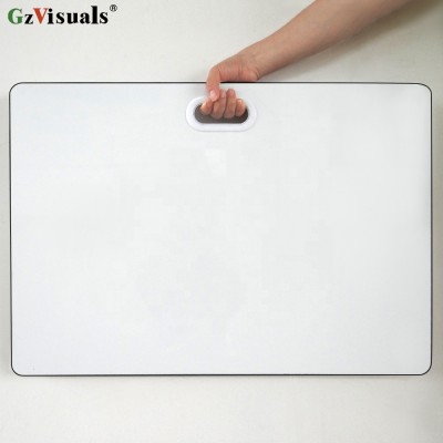 Portable Magnetic Dry Erase White Board Lapboards WhiteBoard With Handle